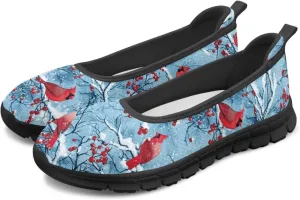 Doojoayie Ladies Tennis Shoes Slip On Flats for Women Casual Everyday Footwear