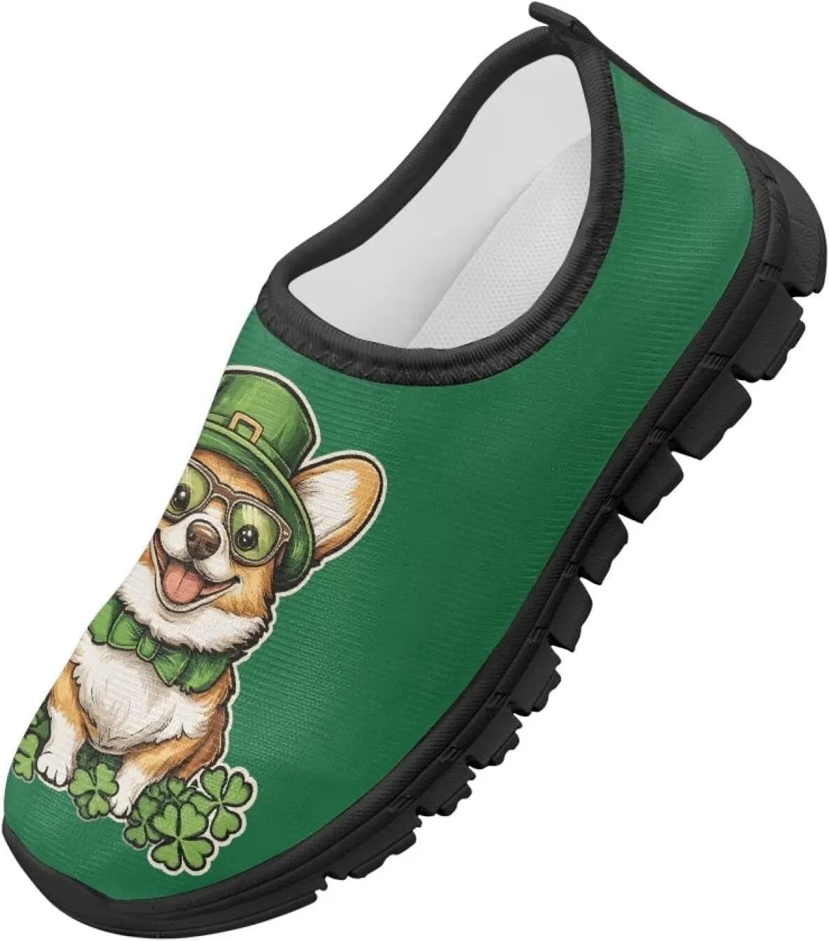 Doojoayie St Patrick's Day Gifts for Boys Girls Gym Shoes for Irish Festival Gift