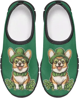 Doojoayie St Patrick's Day Gifts for Boys Girls Gym Shoes for Irish Festival Gift