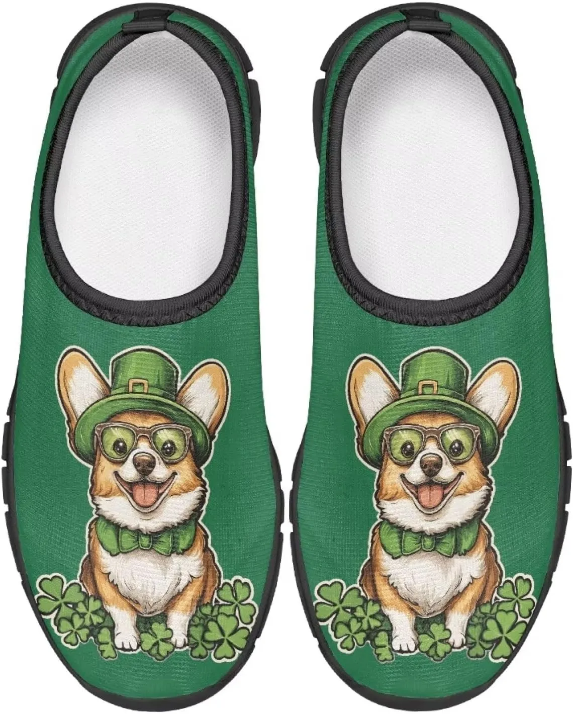 Doojoayie St Patrick's Day Gifts for Boys Girls Gym Shoes for Irish Festival Gift