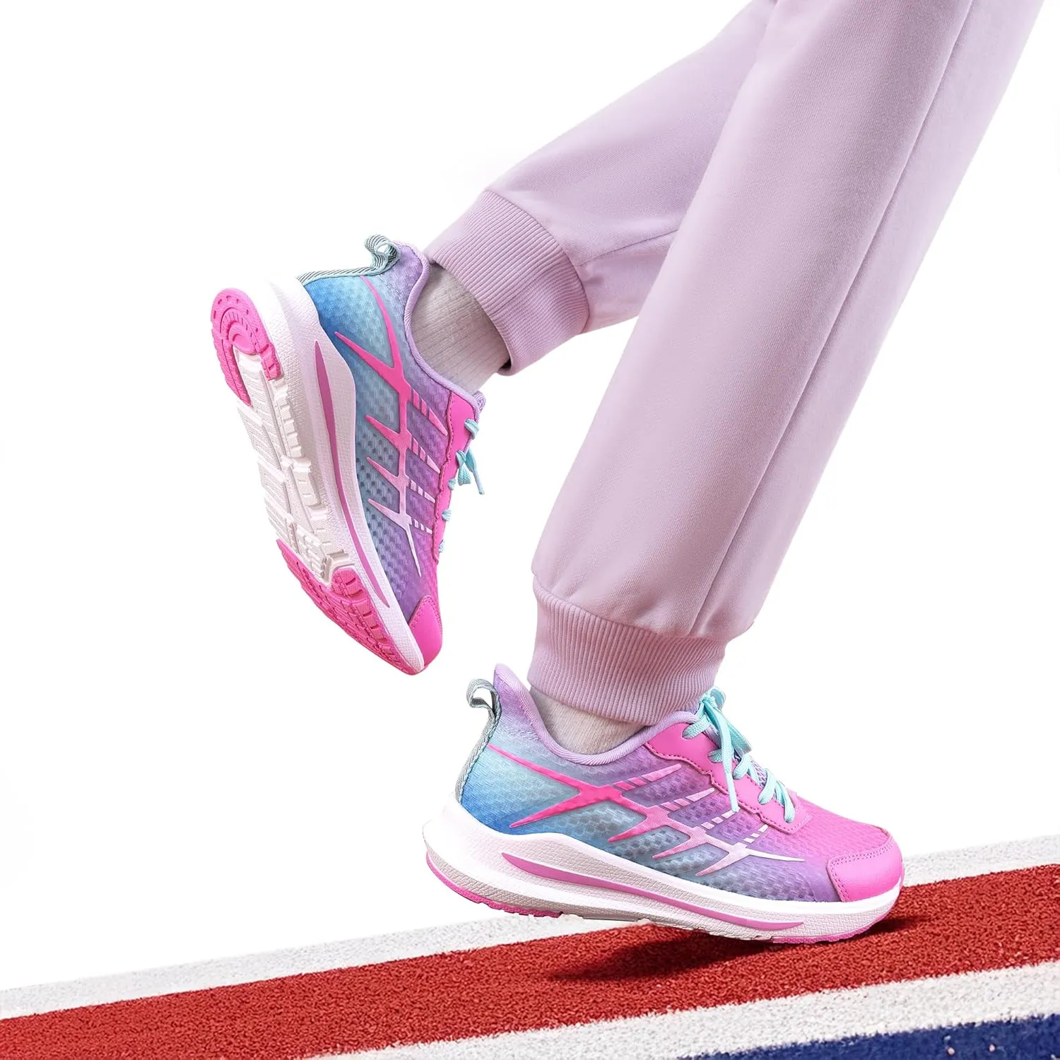 DREAM PAIRS Boys Girls Shoes Kids Tennis Athletic Running Footwear Lace Up Walking DuraPlay Breathable Lightweight Sneakers for Little/Big Kid