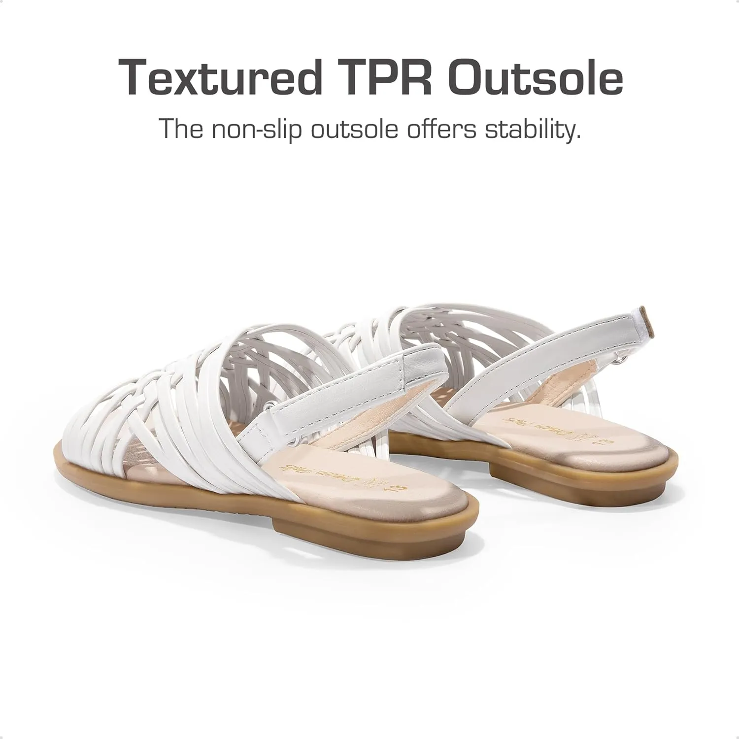DREAM PAIRS Girls Sandals Gladiator Braided Flat Open Toe Summer Sandals