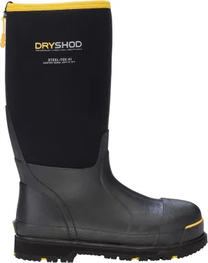 Dryshod Mens Wixit Cool-Clad Waterproof Steel Toe Work Safety Boots- Brown