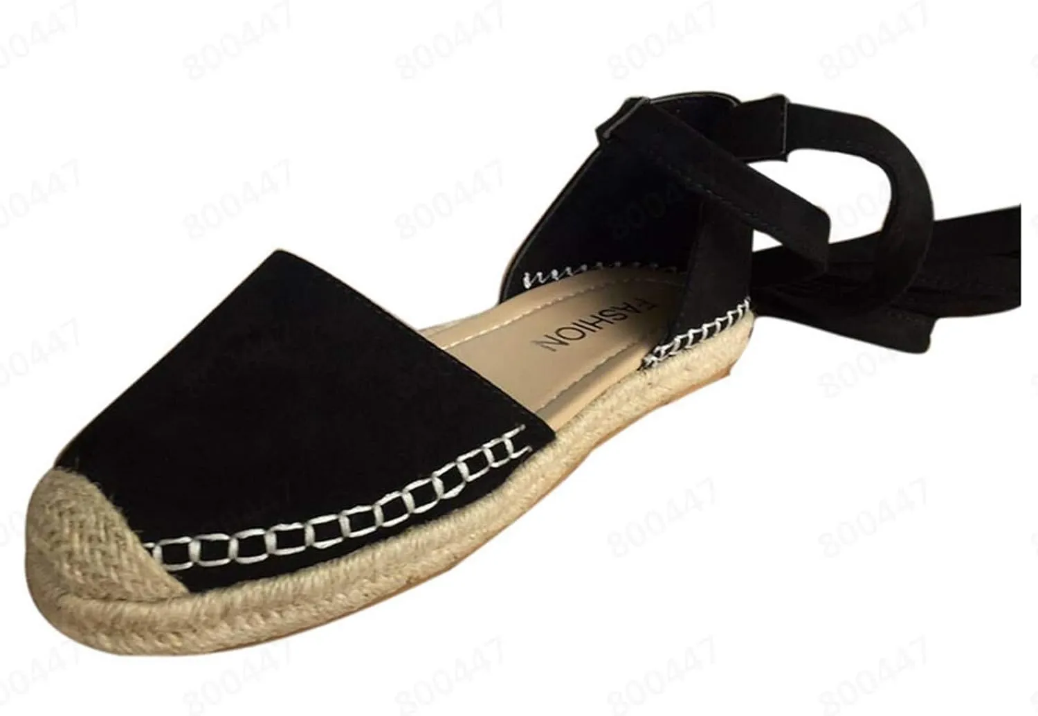 Eduavar Sandalias Para Mujer, Sandals Women Comfortable Close Toed Sandals Lace-up Flat Strap Sandals Shoes