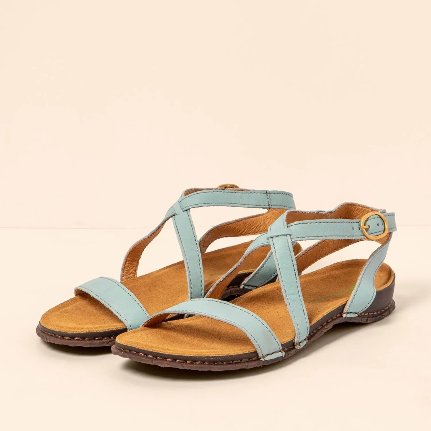 El Naturalista Women's Classic Flat Sandal