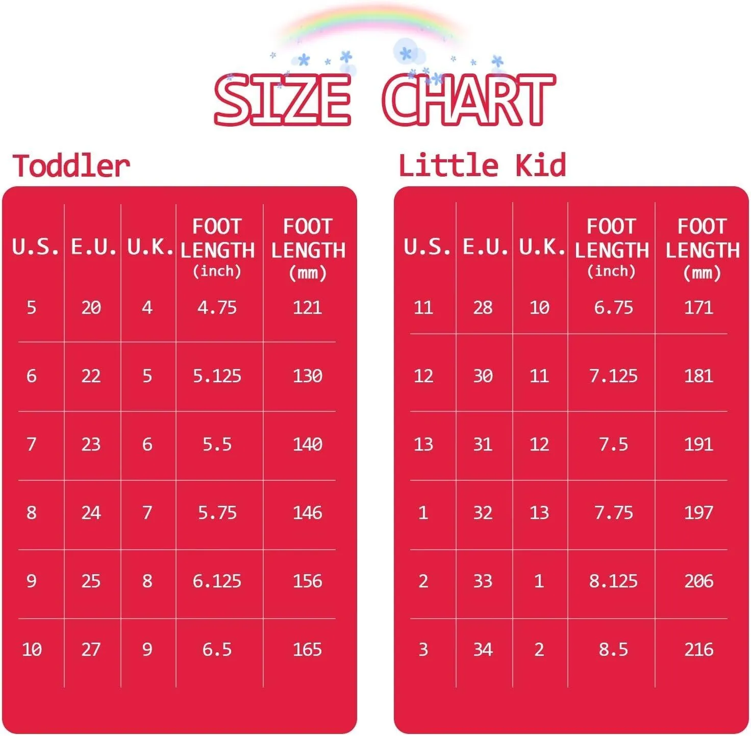 EUXTERPA Boys Girls Waterproof Rain Boots Kids Toddler Solid Color Boots with Easy On Handles