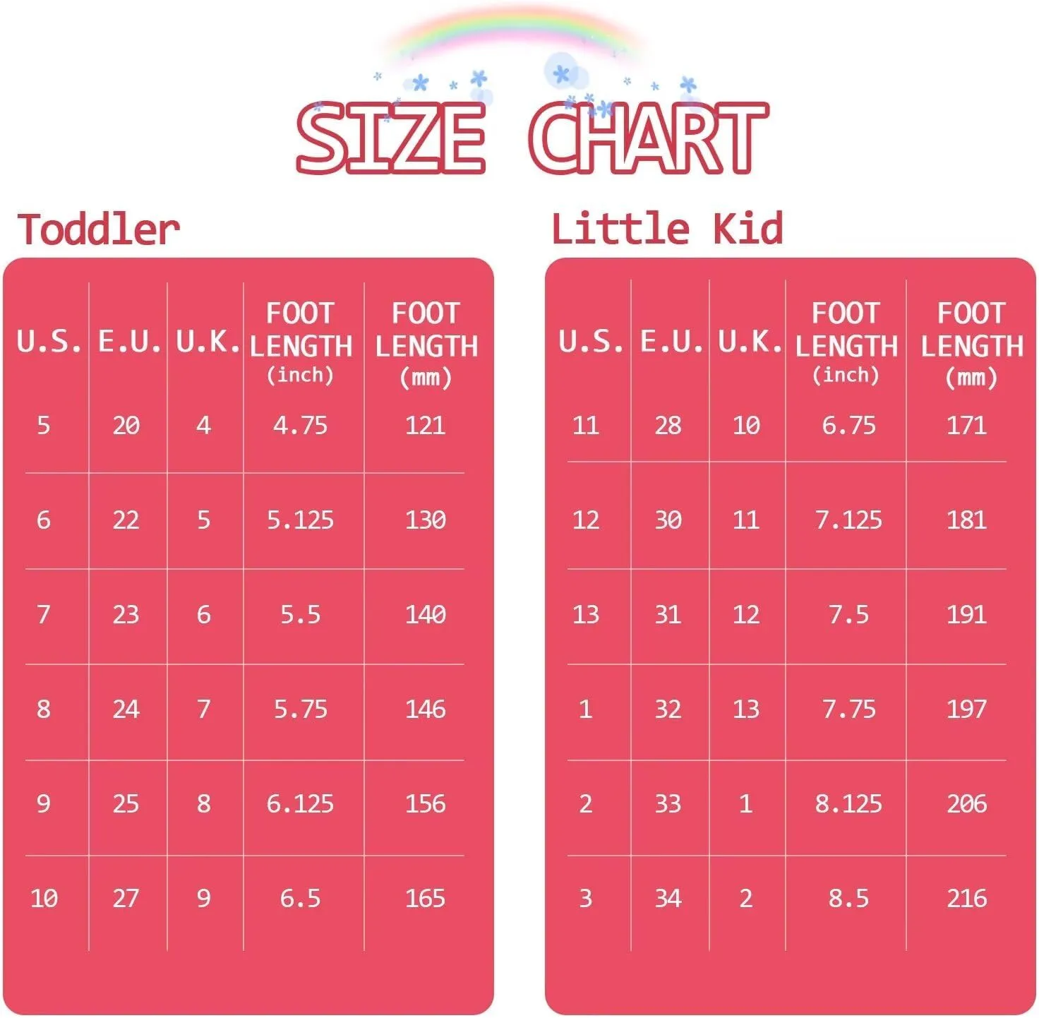 EUXTERPA Boys Girls Waterproof Rain Boots Kids Toddler Solid Color Boots with Easy On Handles