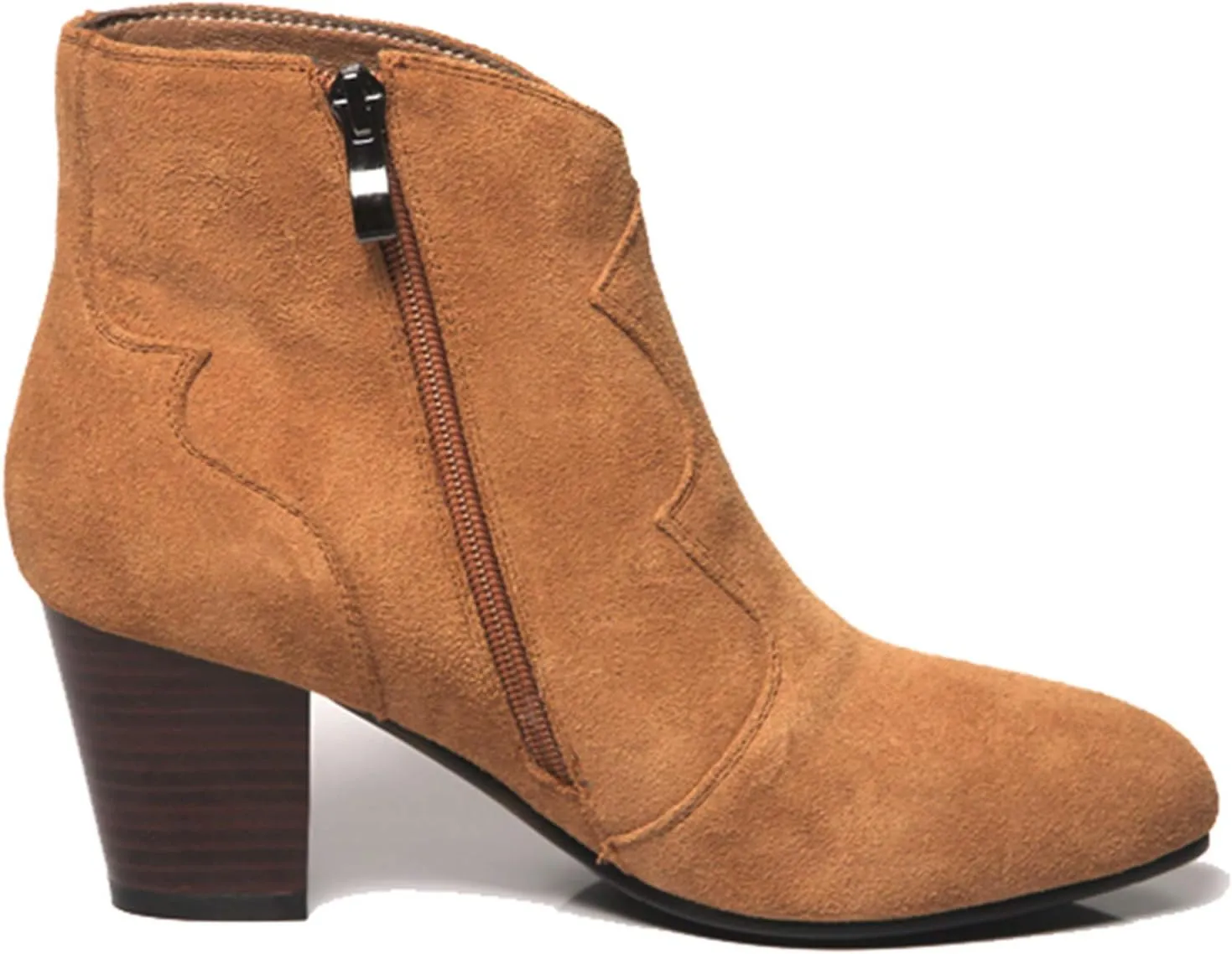 Fashion Ankle Boots with Block Heel