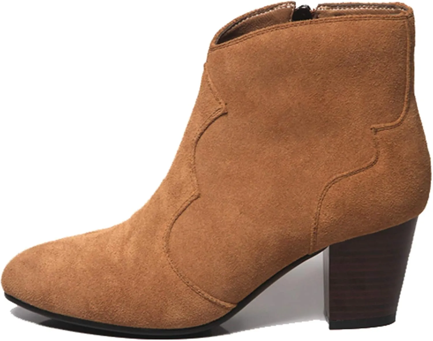 Fashion Ankle Boots with Block Heel