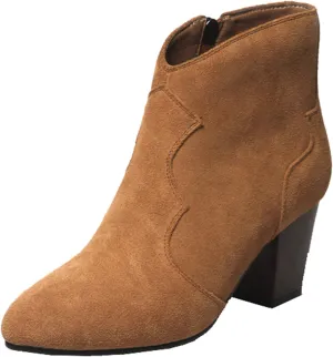 Fashion Ankle Boots with Block Heel