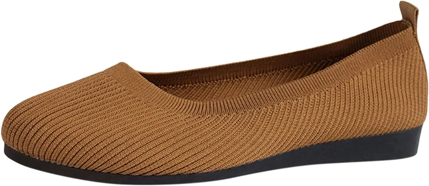 Fashion Spring and Summer Women Casual Shoes Flat Bottom Round Toe Fly Woven Mesh Ladies Casual Shoes for Women