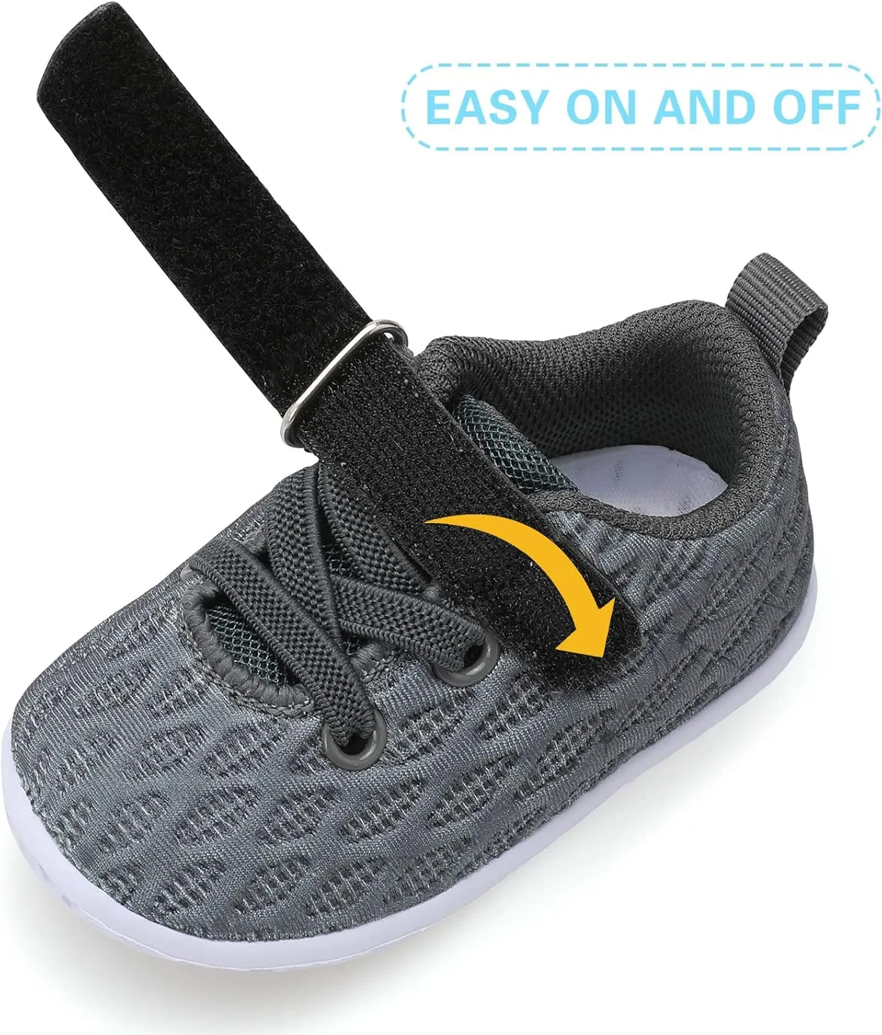 FEETCITY Baby Sneakers Boys Girls Infant Shoes First Walking Shoes Newborn Crib Shoes Toddler Slip On Shoes