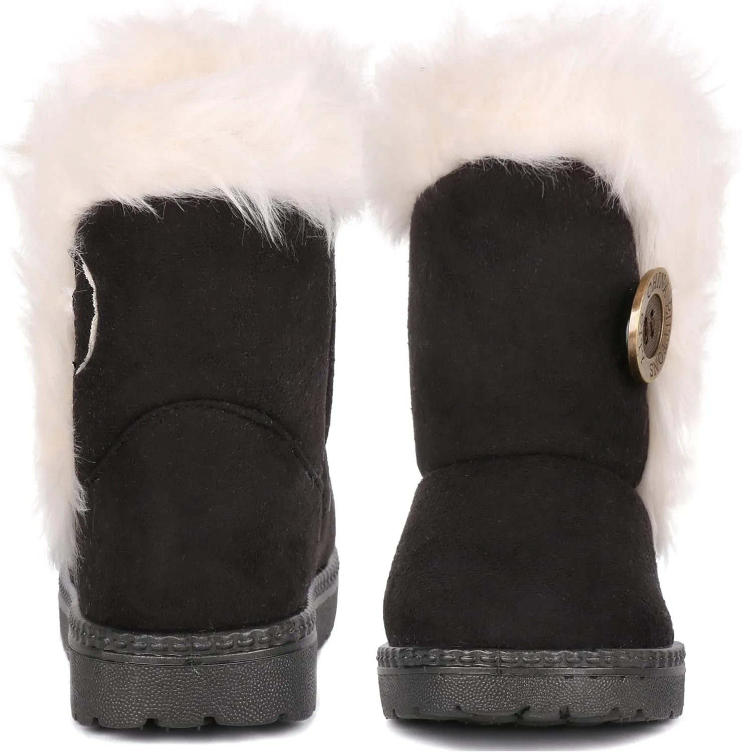 Femizee Girls Boys Warm Winter Boots Kids Outdoor Snow Boots(Toddler/Little Kid)