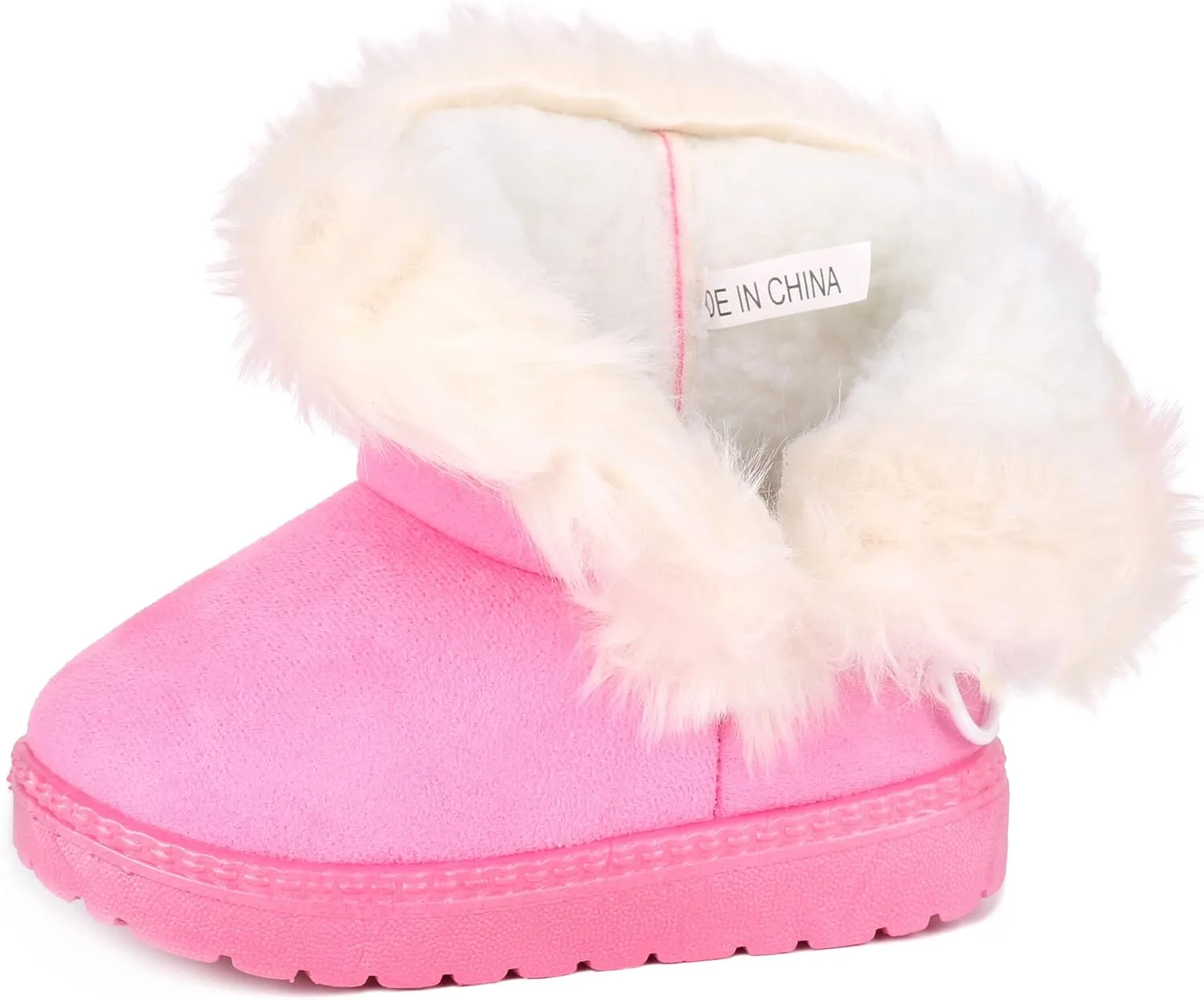 Femizee Girls Boys Warm Winter Boots Kids Outdoor Snow Boots(Toddler/Little Kid)