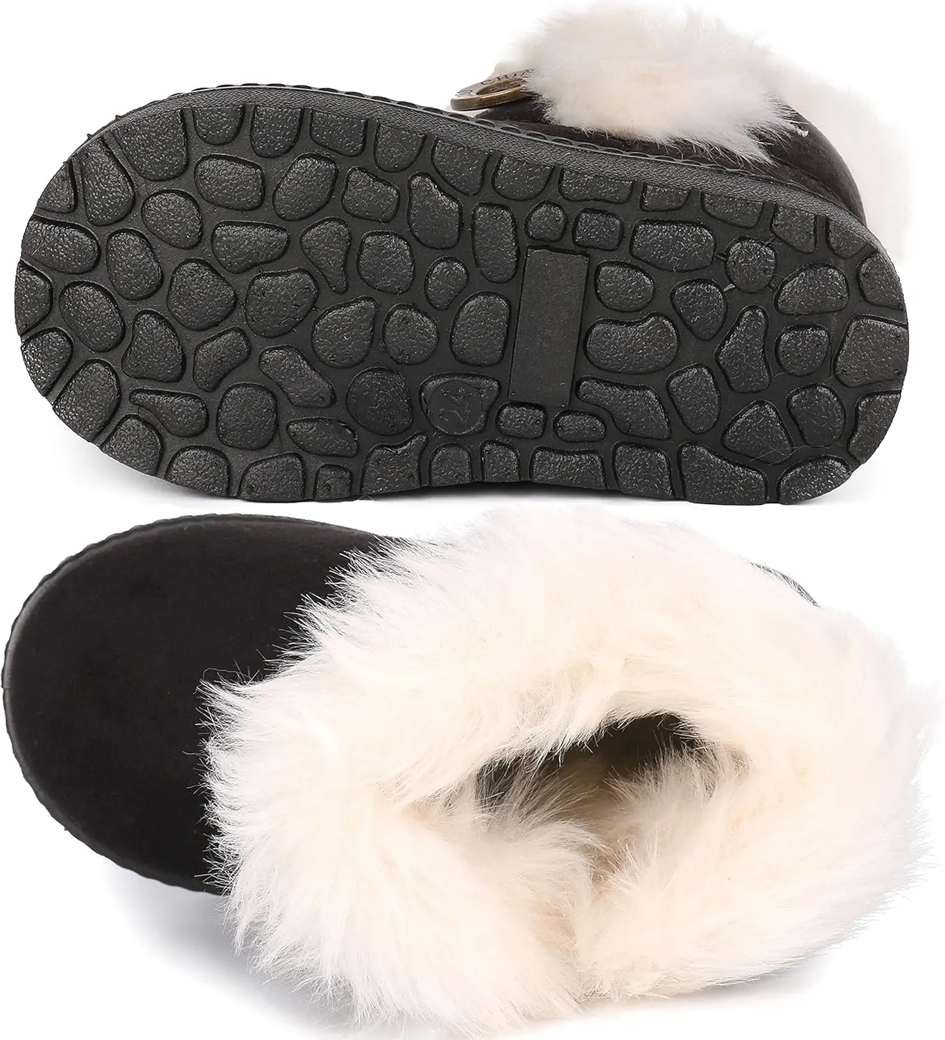 Femizee Girls Boys Warm Winter Boots Kids Outdoor Snow Boots(Toddler/Little Kid)
