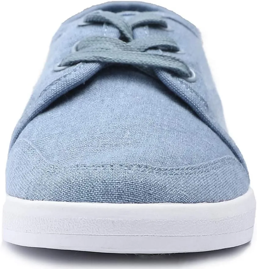 FEVERSOLE Comfort Women's Slip-On Lightweight Walking Shoes Casual Outfits Canvas Breathable Soft Loafers