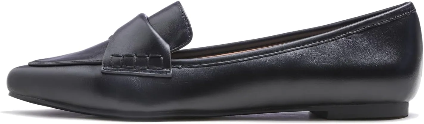 FEVERSOLE Women's Loafer Flat Pointed Fashion Slip On Comfort Driving Office Shoes