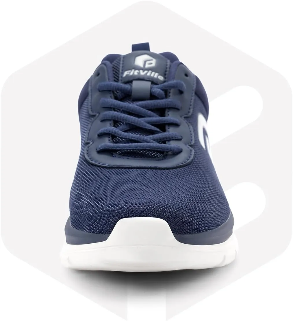 FitVille Men’s Walking Shoes Wide Width Max Cushioning Men’s Wide Sneakers