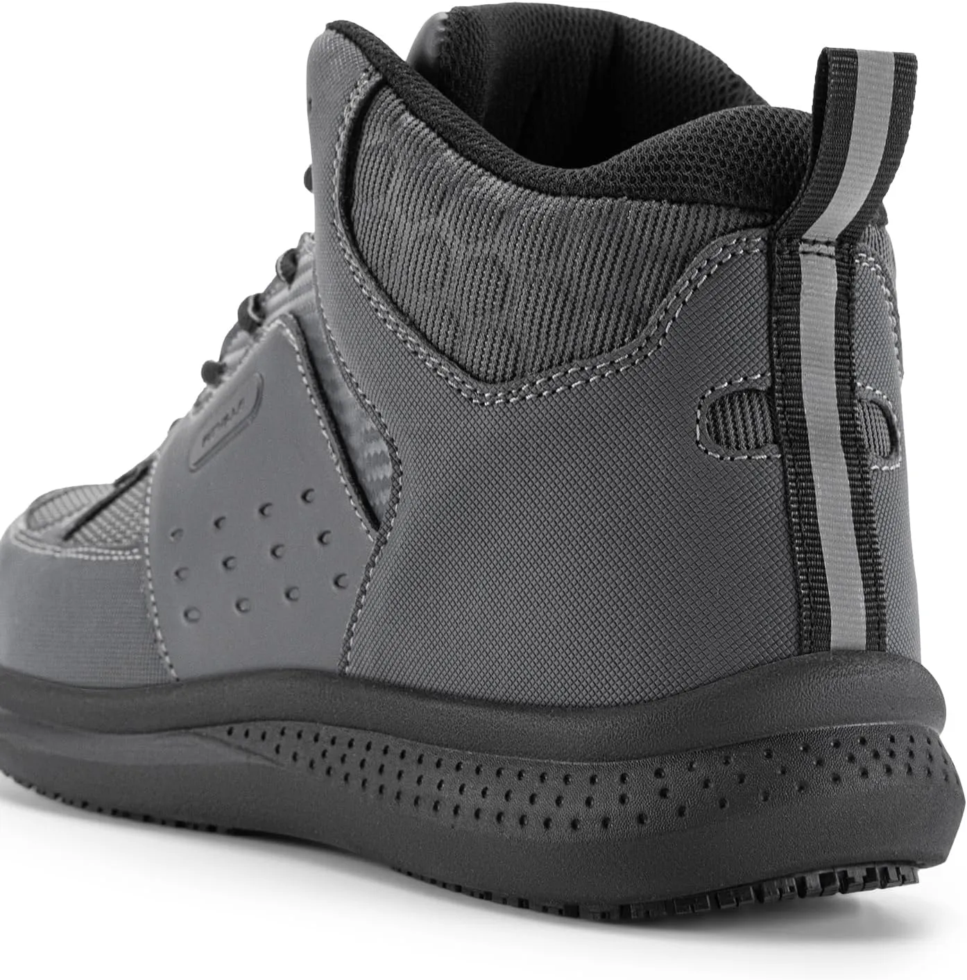 FitVille Wide Work Boots for Men Composite Toe Safety Work Shoes Slip-Resistant Work Boots Waterproof Lightweight - SteelCore