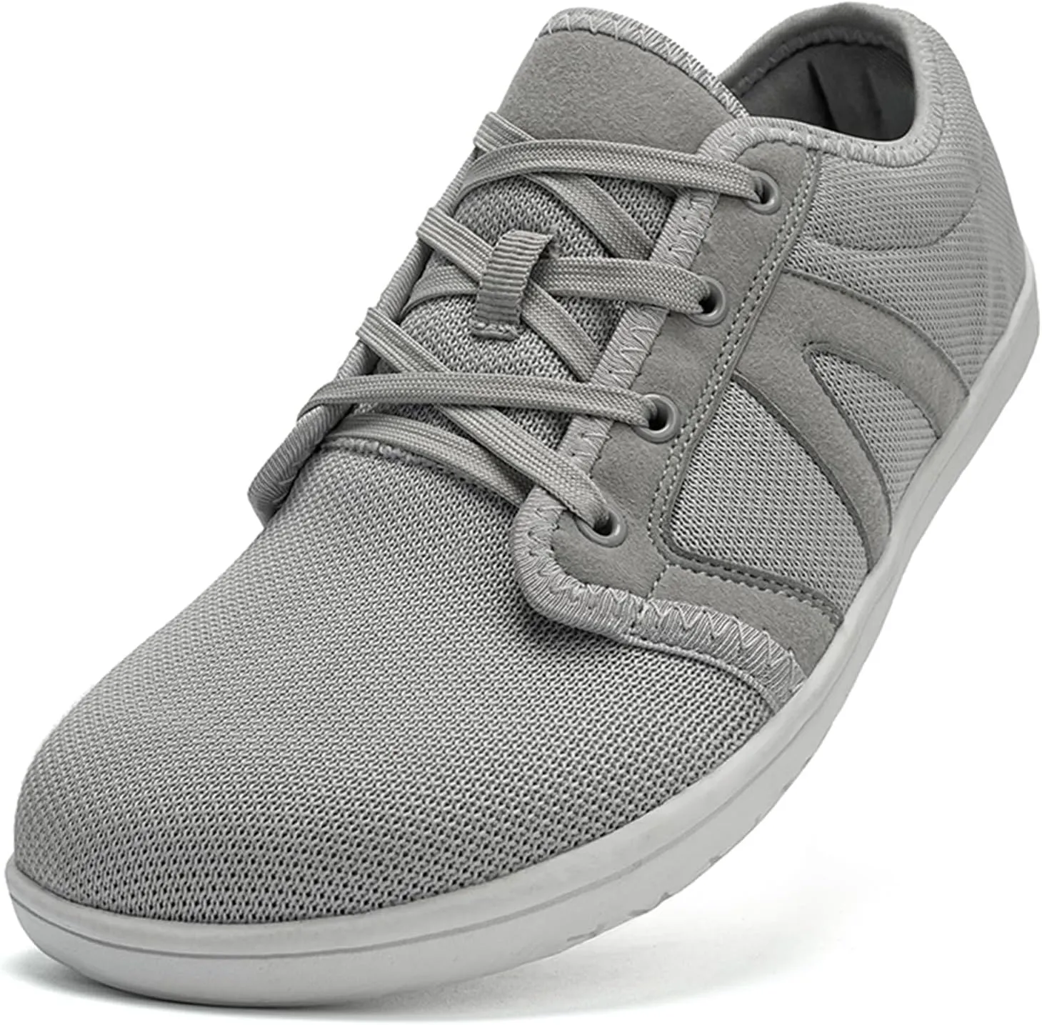 FLIOZY Men's Fashion Wide Minimalist Barefoot Casual Walking Lace Up Shoes Trail Runner Sneakers
