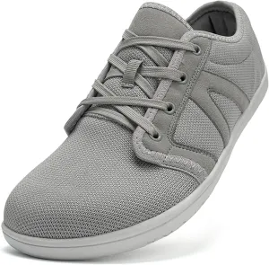 FLIOZY Men's Fashion Wide Minimalist Barefoot Casual Walking Lace Up Shoes Trail Runner Sneakers