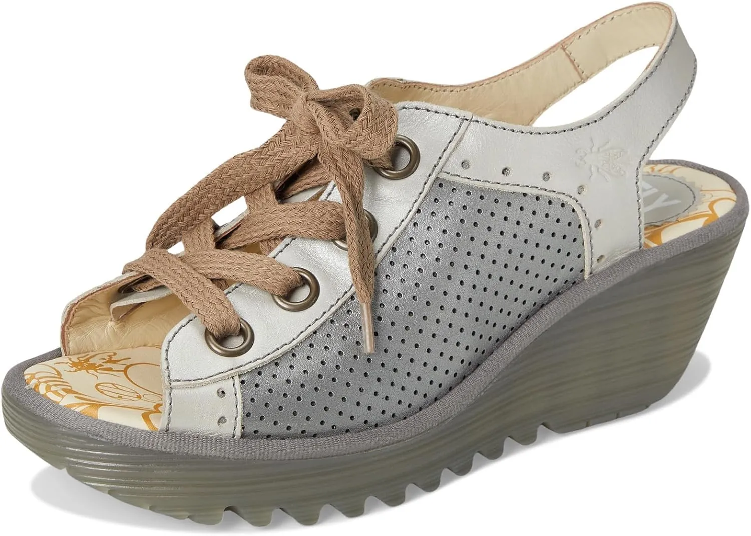 FLY London Women's Yuta617fly Wedge Sandal