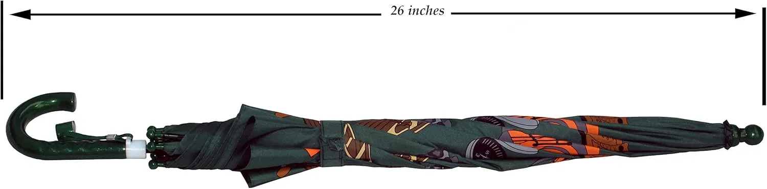 Foxfire for Kids Solid Pattern Umbrella Green Camping Tent Hiking Canoe