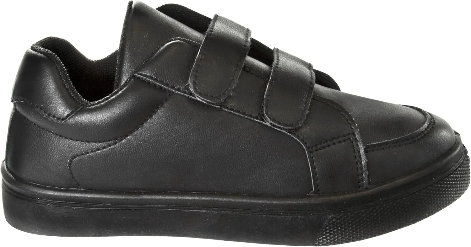 French Toast Boys Girls Strap Shoes - Athletic Casual Dress School Uniform Oxford Canvas Tennis Sneakers (Toddler/Little Kid/Big Kid)