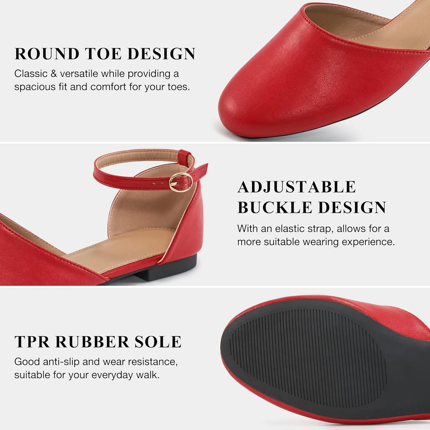 FUDYNMALC Womens Sandals Dressy Flats: 2025 Closed Toe Comfortable Flat Shoes Casual Walking Footwear for Ladies
