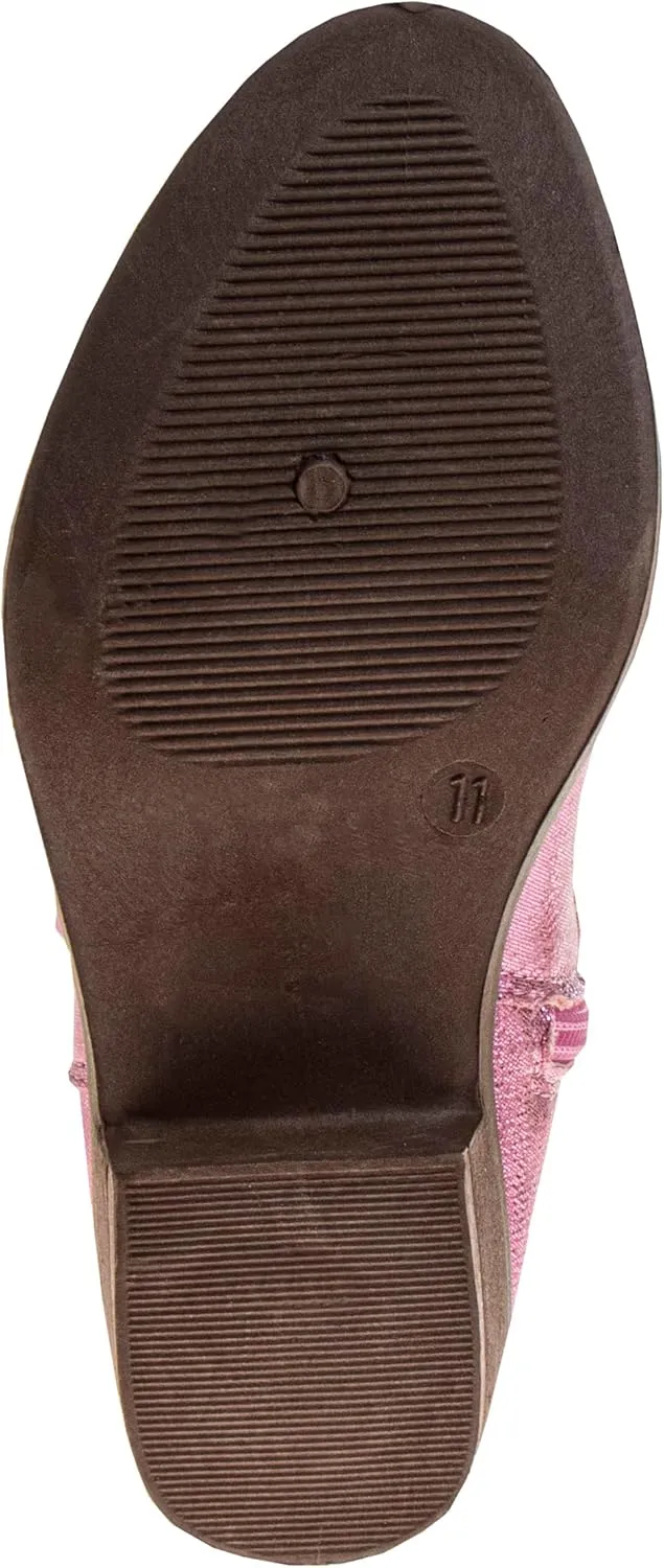 Glitter Cowboy Boots - Mid Calf Western Shoes (Little Kid - Big Kid)