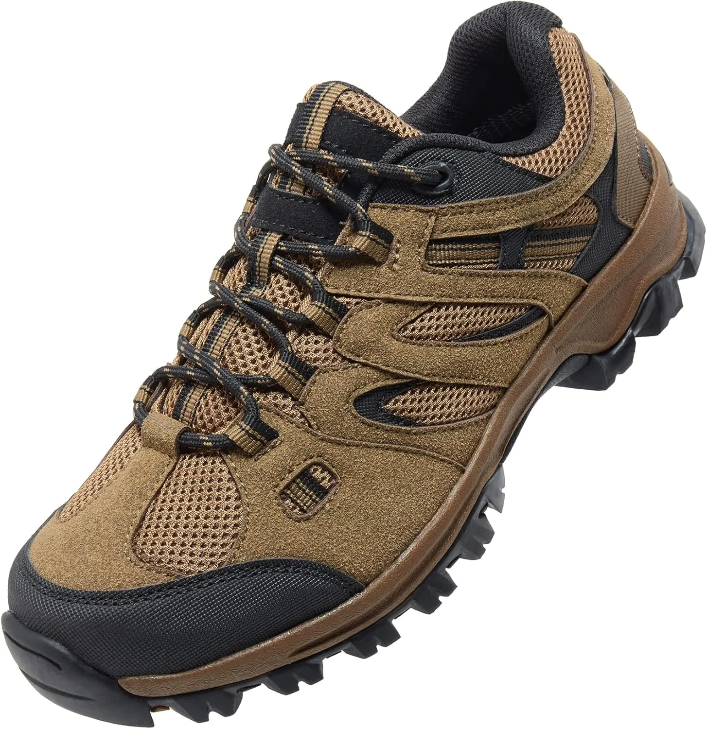 GOLDEN CAMEL Men's Hiking Shoes Lightweight Trekking Shoes Non-Slip Breathable Outdoor Sneakers for Trail Running Walking