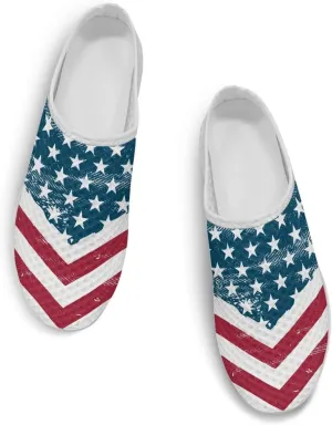 GOSTONG Mules for Women Slip-On Lightweight Open Back Casual Slippers Mesh Breathable Non Slip Walking Shoes for Home Work Size 6-13.5