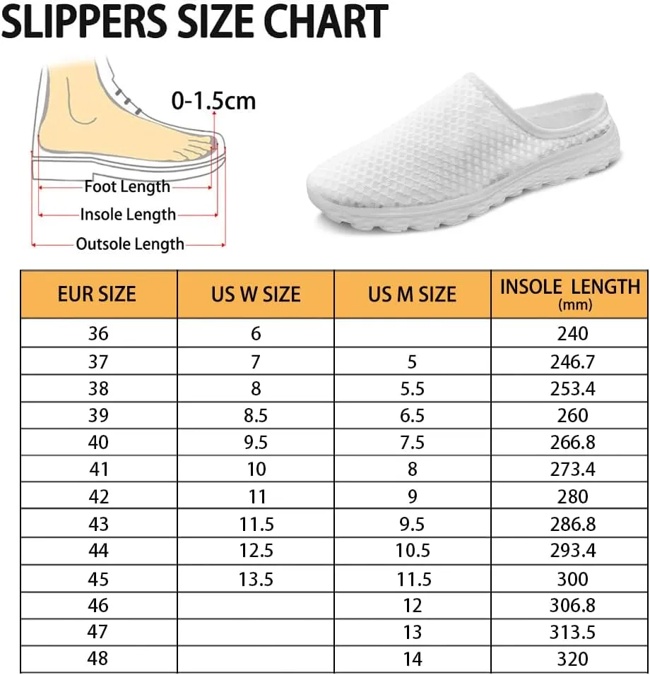GOSTONG Mules for Women Slip-On Lightweight Open Back Casual Slippers Mesh Breathable Non Slip Walking Shoes for Home Work Size 6-13.5