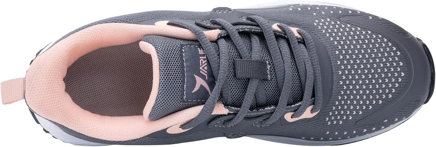 Gyeice Women's Walking Shoes Arch Support Orthotic Breathable Tennis Sneakers for Plantar Fasciitis Pain Relief US 5.5-11
