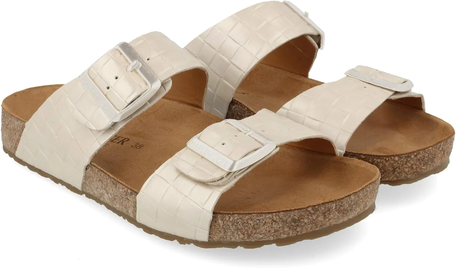 HAFLINGER Unisex Summer Genuine Leather Non-Slip Andrea Mule Sandals
