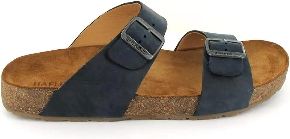 HAFLINGER Unisex Summer Genuine Leather Non-Slip Andrea Mule Sandals
