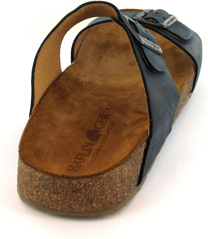 HAFLINGER Unisex Summer Genuine Leather Non-Slip Andrea Mule Sandals