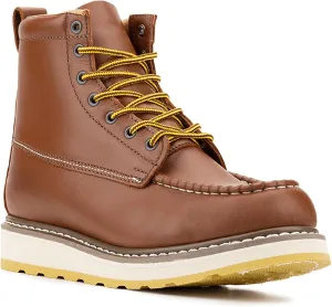 HANDPOINT Men's Stylish Classic 6"-8" SureTrack Soft Toe EH Full Grain Leather Slip Resistant Durable Breathable Work Boot 84994-86994