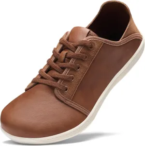 HEEZ Mens Wide Toe Barefoot Shoes 2 in 1 Slip on Mules and Breathable Sneakers for Men Lace Up Comfortable Walking Shoes