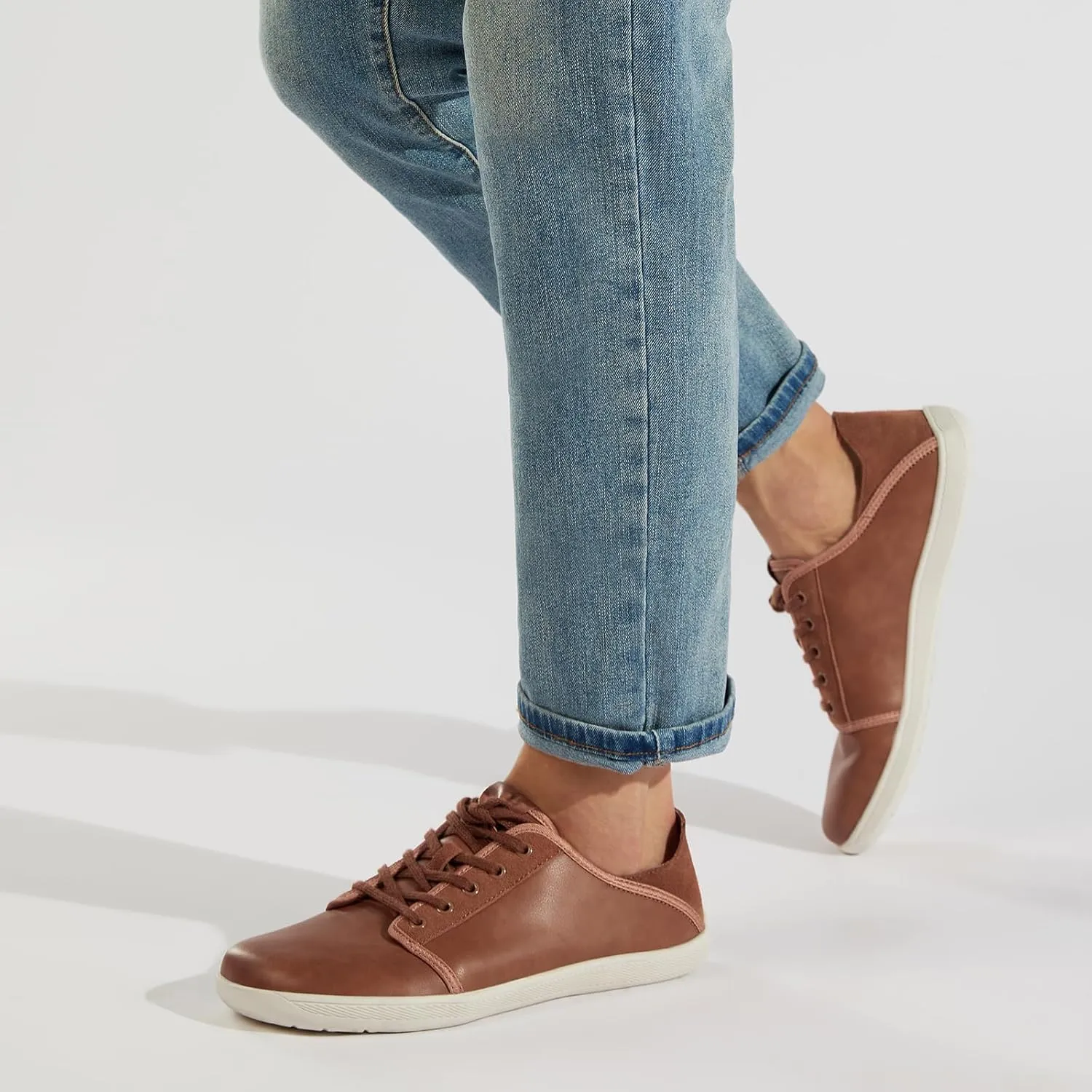 HEEZ Mens Wide Toe Barefoot Shoes 2 in 1 Slip on Mules and Breathable Sneakers for Men Lace Up Comfortable Walking Shoes
