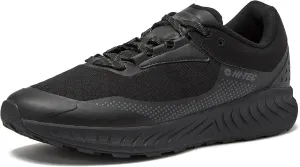 HI-TEC Avalon Trail Running Shoes for Men, Lightweight Breathable Mens Hiking Sneakers or Athletic Walking Shoes for Men, Black, Grey or Green, Size 7-14 Men Shoes