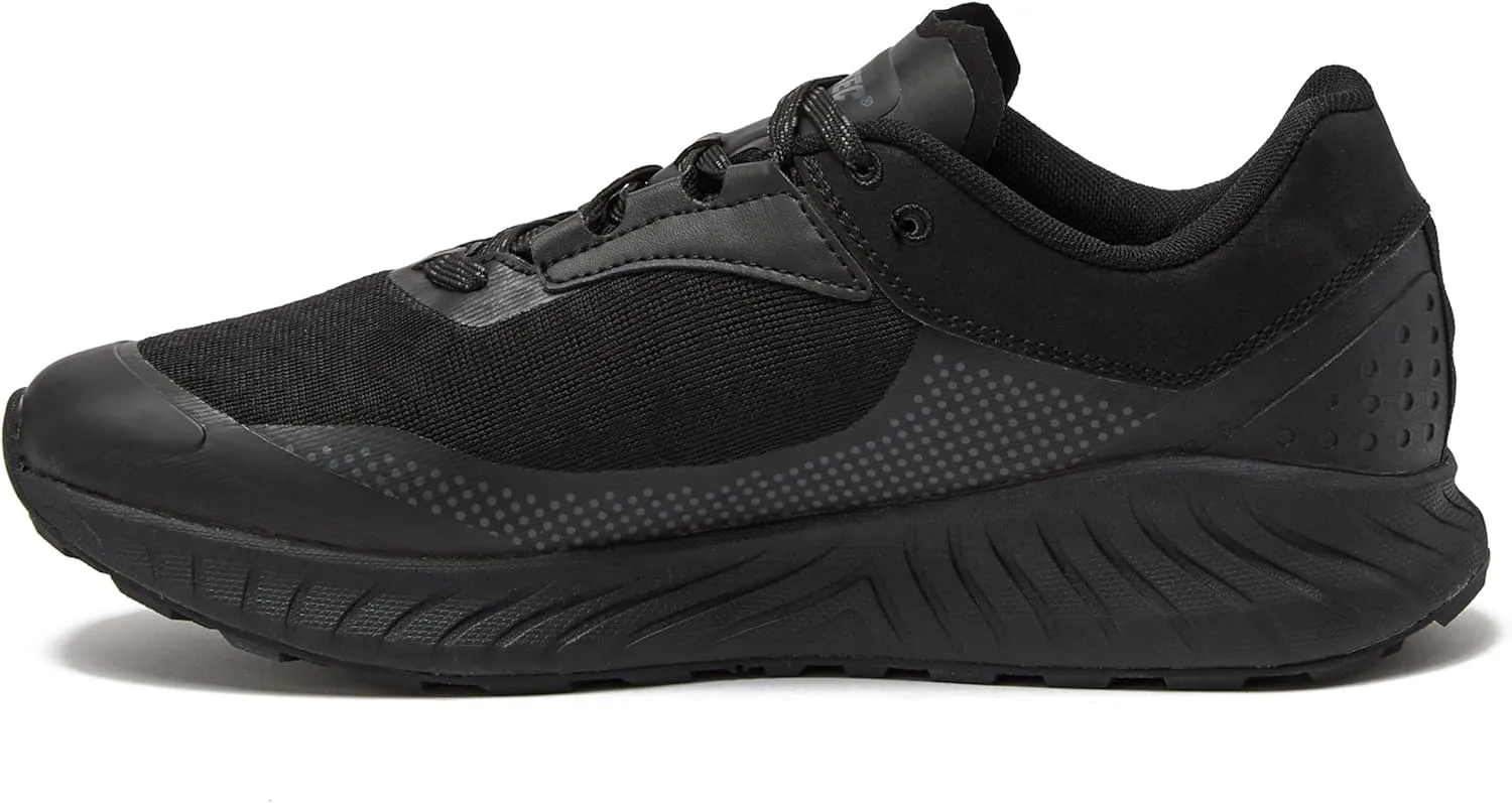 HI-TEC Avalon Trail Running Shoes for Men, Lightweight Breathable Mens Hiking Sneakers or Athletic Walking Shoes for Men, Black, Grey or Green, Size 7-14 Men Shoes