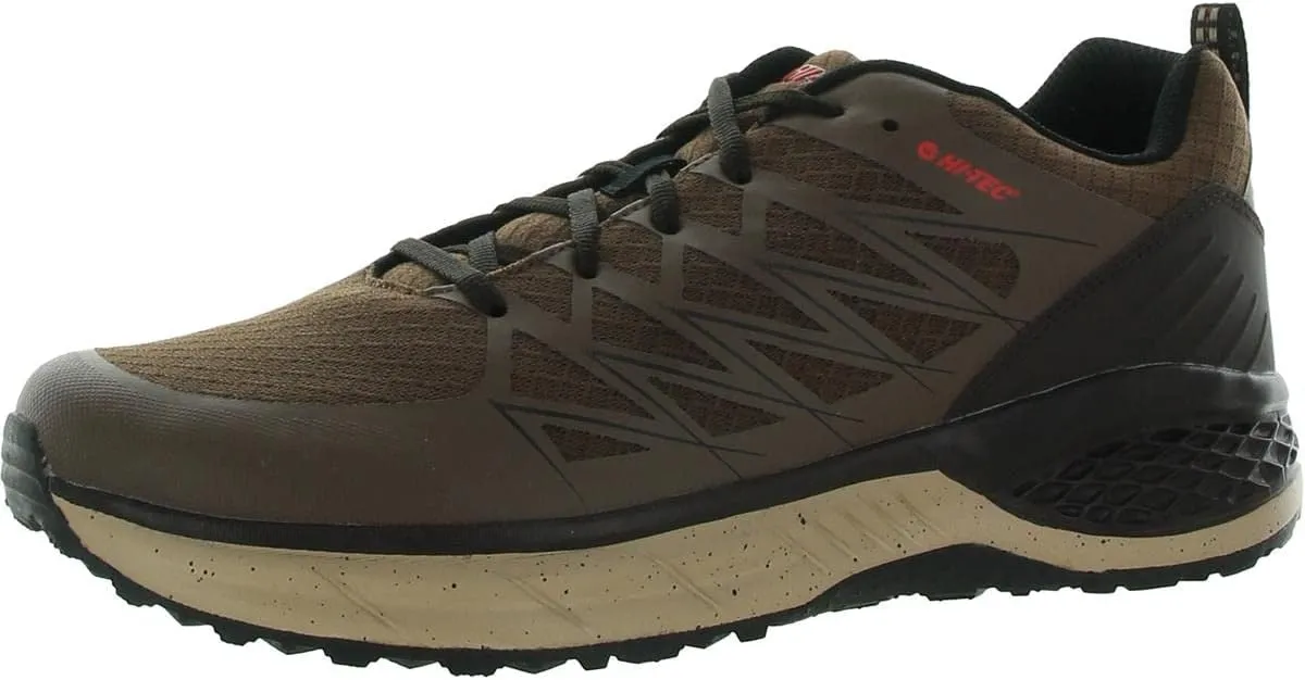HI-TEC Mens Demolisher Low Trail Trail Running Sneakers Shoes - Brown - Size 11 M