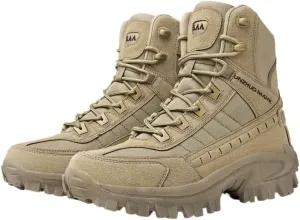 High-Top Hiking Boots for Adventures Men's High-Top Hiking Boots - Durable, Non-Slip, Lace-Up for Outdoor Adventures & Sports
