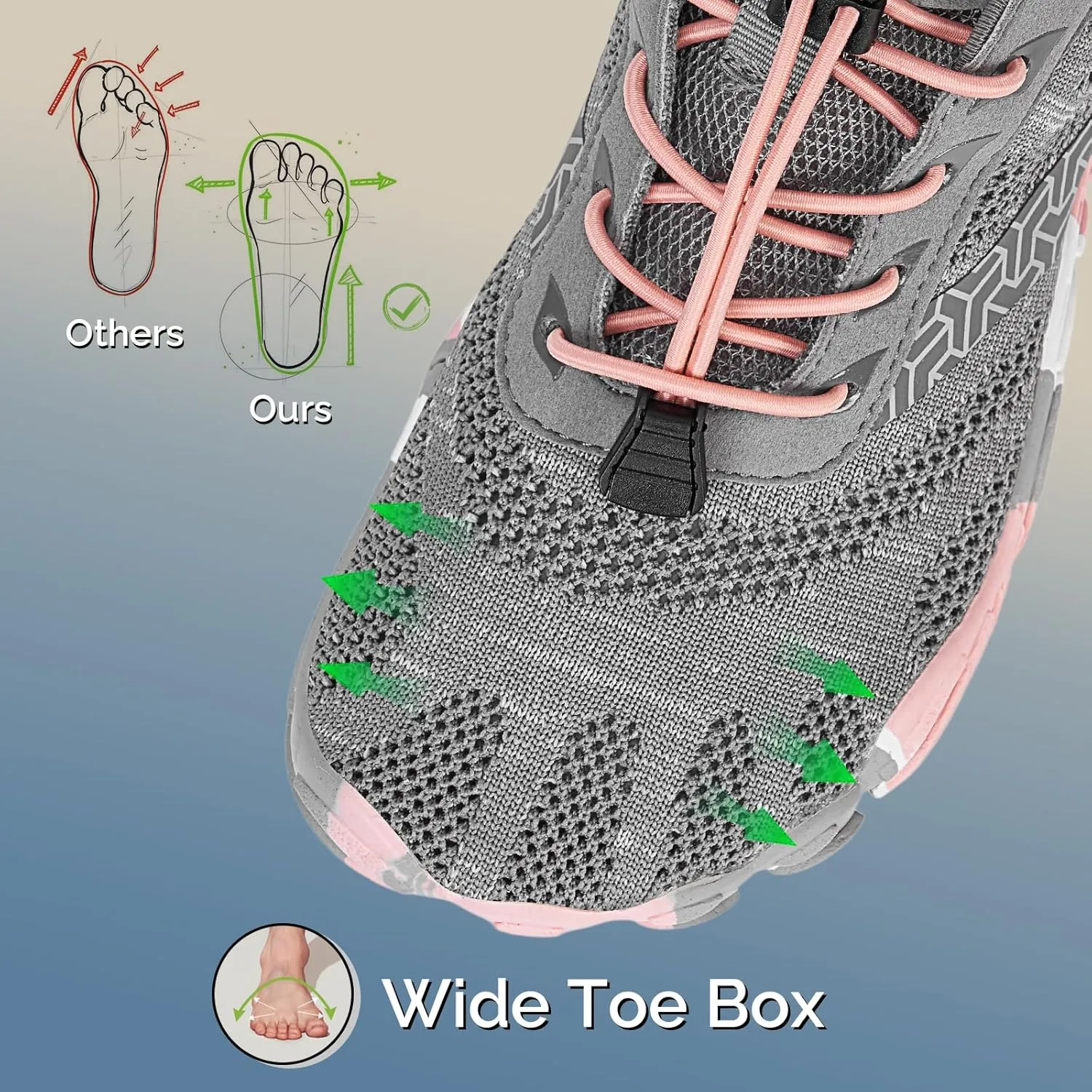 HiGropcore Barefoot Shoes Women Men Hike Minimalist Shoes Wide Toe Box Zero Drop Grounded Footwear for Hiking Walking Daily Wear
