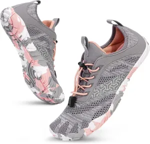 HiGropcore Barefoot Shoes Women Men Hike Minimalist Shoes Wide Toe Box Zero Drop Grounded Footwear for Hiking Walking Daily Wear