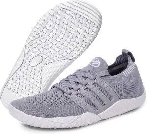 Hike Barefoot Shoes Wide Toe Box Shoes for Women Men Footwear, Minimalist Zero Drop Non-Slip Walking Sneakers, Lightweight Comfortable Casual Shoe Training Running Gym Fashion Sneakers