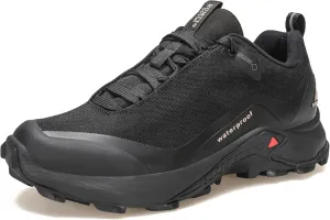 HUMTTO Women's All-Terrain Waterproof Hiking Shoes Lightweight Breathable Outdoor Trail Shoes Trekking Sneakers