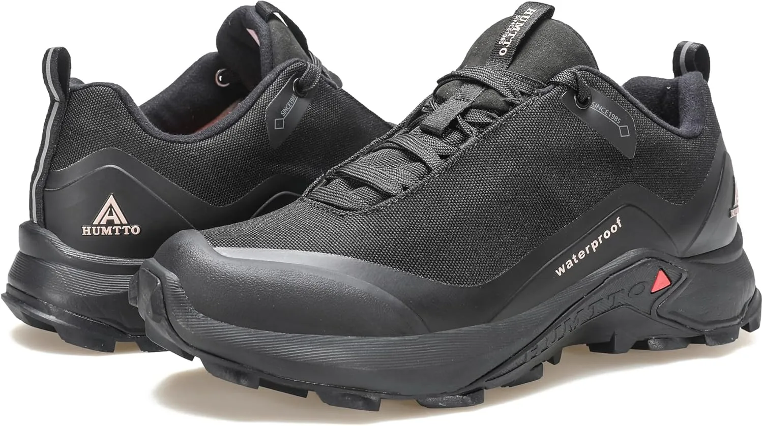 HUMTTO Women's All-Terrain Waterproof Hiking Shoes Lightweight Breathable Outdoor Trail Shoes Trekking Sneakers
