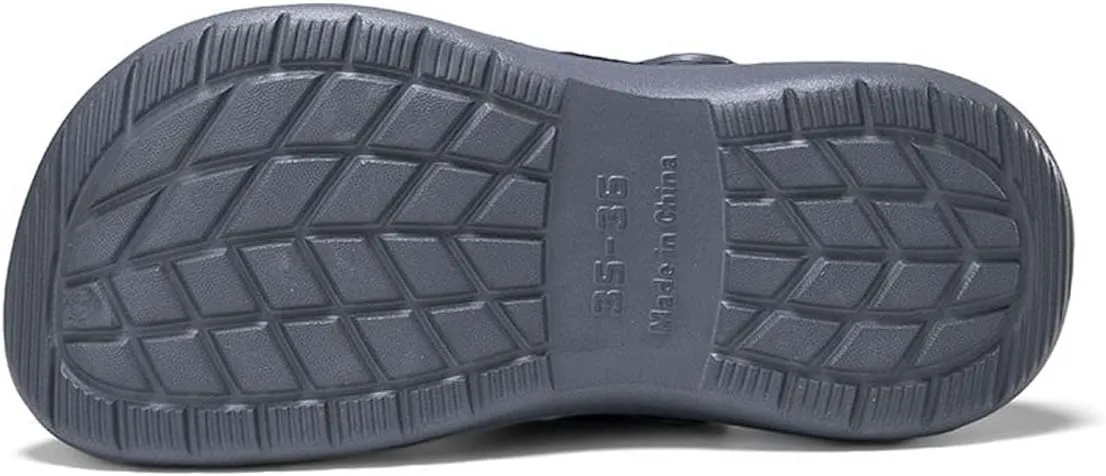 HYDLONGR Men's Women's Lightweight Breathable Garden Sandals Quick-Drying Beach Slippers Non-Slip Mules Clogs Shoes